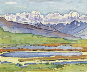 モンタナの風景 作： Ferdinand Hodler