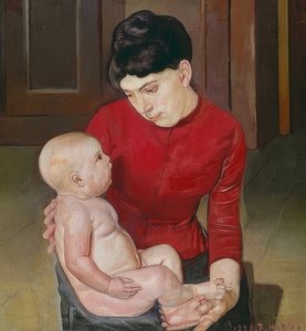 お母さんと子供。 1887