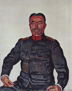 ウルリッヒ・ウィル将軍の肖像 作： Ferdinand Hodler