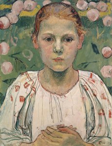 ケーテ・フォン・バッハの肖像 作： Ferdinand Hodler