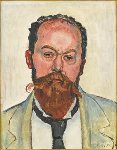 マティアス・モーハルトの肖像 1863-1939 年、1913 年。 作： Ferdinand Hodler
