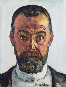 自画像、1912年。 作： Ferdinand Hodler