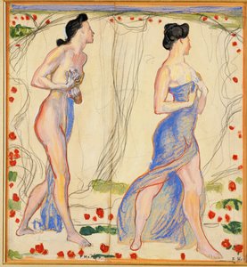 「ダイ・チェンフィンドゥンI」の研究、1901-02年 作： Ferdinand Hodler