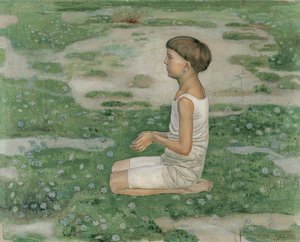 礼拝II、1894。 作： Ferdinand Hodler
