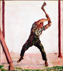 フェルディナンド・ホドラー(1853-1918)の「ブシュロンの絵」 1910年 サンパウロ美術館 作： Ferdinand Hodler