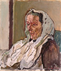 病気のエスター・ジャック 作： Ferdinand Hodler