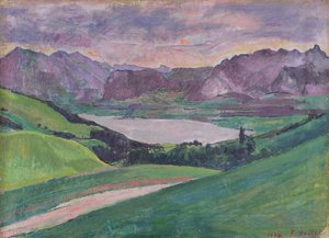 チューナー湖 作： Ferdinand Hodler