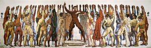 全会一致（宣誓）。 Hodler, Ferdinand (1853-1918) による第 2 版。 キャンバスに油彩 作： Ferdinand Hodler