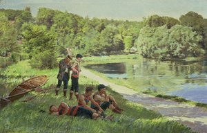 チーム休憩 作： Ferdinand Joseph Gueldry