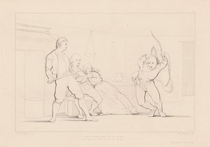 闇からフォームが彼らの中に駆けつけた 作： Ferdinand Joubert, after George Elgar Hicks