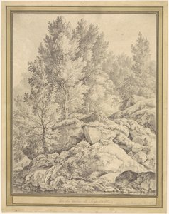 ファルツのトリプシュタット渓谷の眺め 作： Ferdinand Kobell