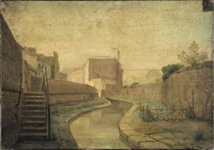ラ・ビエーヴル、クルールバルド通り 作： Ferdinand Laudigeois