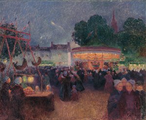 サン・ポル・ド・レオンのナイトフェア 作： Ferdinand Loyen du Puigaudeau