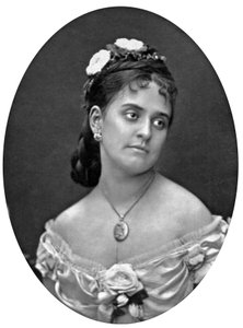 ソプラノのアンナ・デ・ベロッカ、撮影：ムルニエ 作： Ferdinand Mulnier
