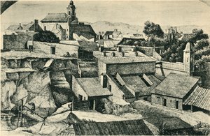 アルトマッツラインスドルフの採石場。ウィーンの聖フロリアン教区教会、1814〜1815年、1943年。 作： Ferdinand Olivier