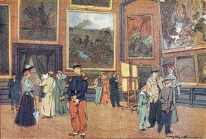 ルーヴル美術館、絵本の子供時代、1900年頃（彫刻） 作： Ferdinand Raffin
