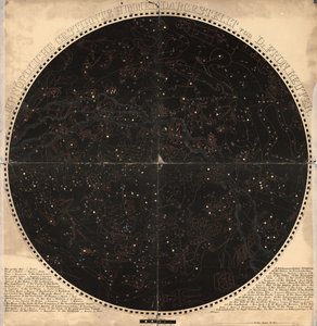 北の星空