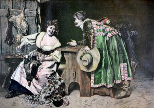 ギャラント発言、1893 作： Ferdinand Roybet