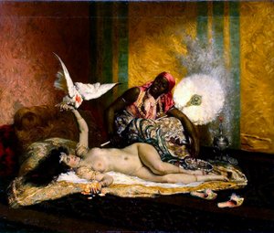 オダリスク」、1870年代。 作： Ferdinand Roybet