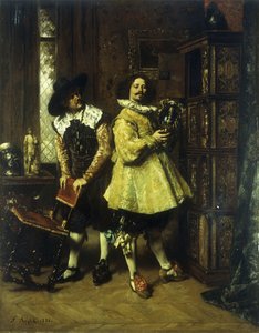 Conoisseurs、1883 作： Ferdinand Roybet