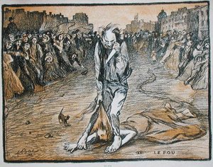 狂人、1900年頃（リソ） 作： Ferdinand Sigismund Bac