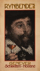 Rynbende の Genever Schiedam、c。 1910年 作： Ferdinand Van Wolde