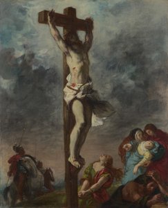 十字架上のキリスト、1853 作： Ferdinand Victor Eugene Delacroix
