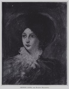 ジョージサンド 作： Ferdinand Victor Eugene Delacroix