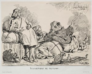 テトゥアンの子守唄、1833年。 作： Ferdinand Victor Eugene Delacroix
