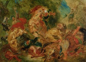 ライオン狩りのための研究、1854