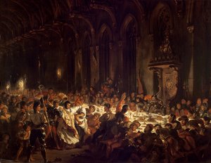 リエージュ司教の暗殺 作： Ferdinand Victor Eugene Delacroix