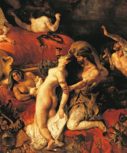 サルダナパルスの死 作： Ferdinand Victor Eugene Delacroix