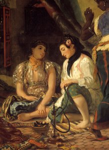 彼らの詳細アパートのアルジェの女性。ユージーン・ドラクロワによる絵画 作： Ferdinand Victor Eugene Delacroix