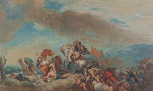不明な画像 作： Ferdinand Victor Eugene Delacroix