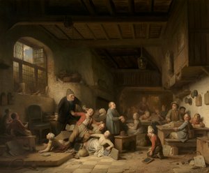 Kylän koulutalo 作： Ferdinand de Braekeleer