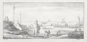 1811〜1816年のオランダの海岸沿い。 作： Ferdinand the Elder Piloty