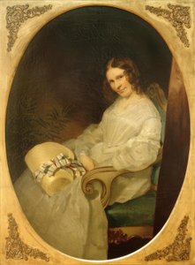 RayskiによるMinna Pompiliaの肖像 作： Louis Ferdinand von Rayski