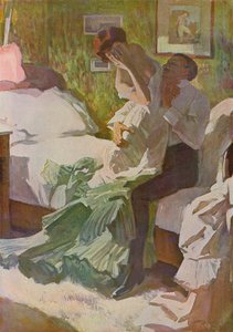 カーニバルの喧騒の中で（カラーリトグラフ 作： Ferdinand von Reznicek