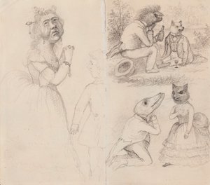 風刺画 作： Ferdinand von Wright