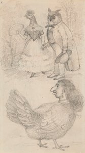 風刺画 作： Ferdinand von Wright