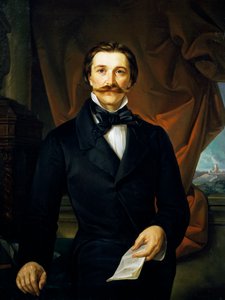 フェルディナンド・バッシ（1819-1883）によるカルロ・コロニーニ伯爵