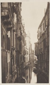 アルブリッツィ運河 作： Ferdinando Ongania