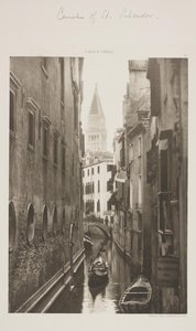 サン・サルヴァドール運河 作： Ferdinando Ongania