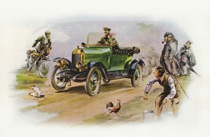 モリス・オックスフォード10馬力（カラーリトグラフ）