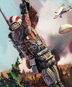パラシュートの物語未来のスカイダイバー 作： フェルディナンド・タッコーニ
