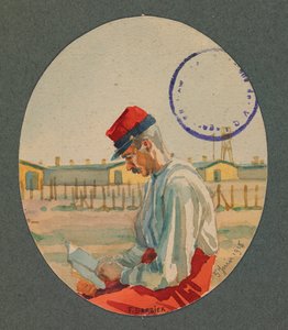 グストローで読書をしていた囚人の友人シモネ