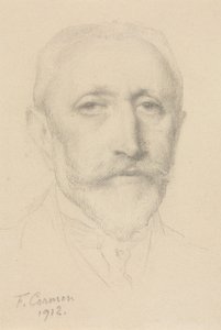自画像 作： Fernand Cormon