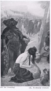 陶器、「ハッチンソンの国家の歴史」、1910年頃のイラスト 作： Fernand Cormon