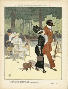 フェルナン・フォウ（1858-1919）による『Le Lire』誌のイラスト 作： Fernand Fau