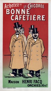La Chicoree Bonne Cafetiereポスター、1899